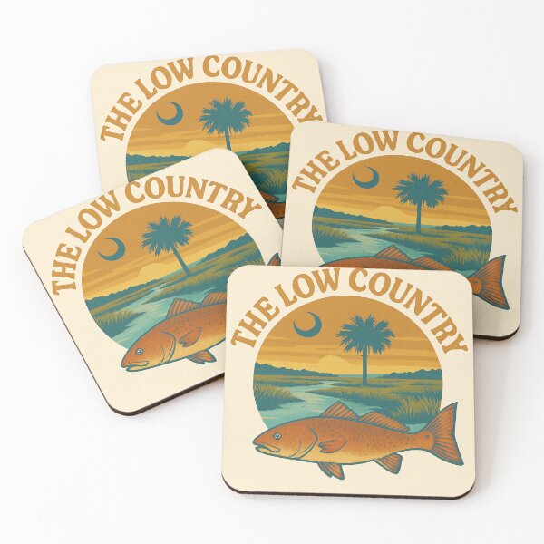 Item preview, The Low Country Redfish Vintage Design designed and sold by Bonefish Flats.
