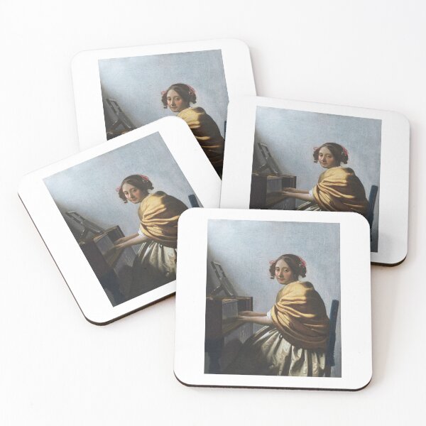 Item preview, Johannes Vermeer’s A young Woman seated at the Virginals designed and sold by TeeARTHY.