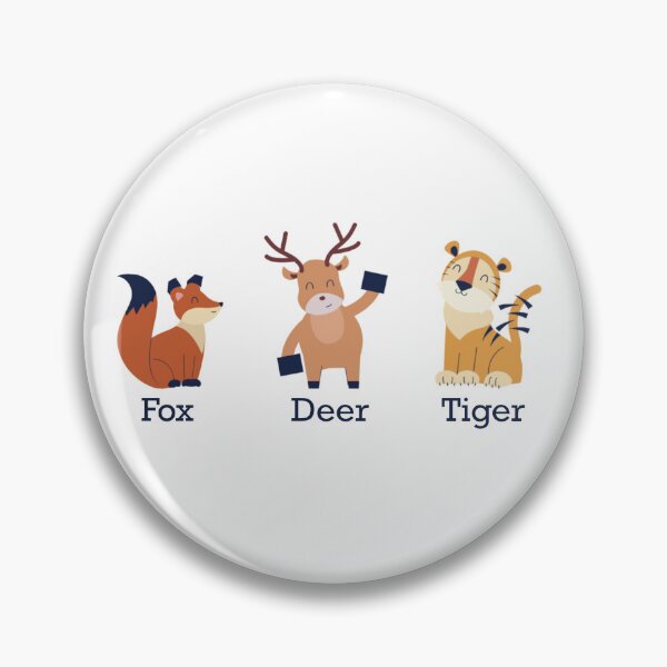 Item preview, Fox Deer Tiger Animals Subtle Anti Trump Gear designed and sold by DynamicDesign.