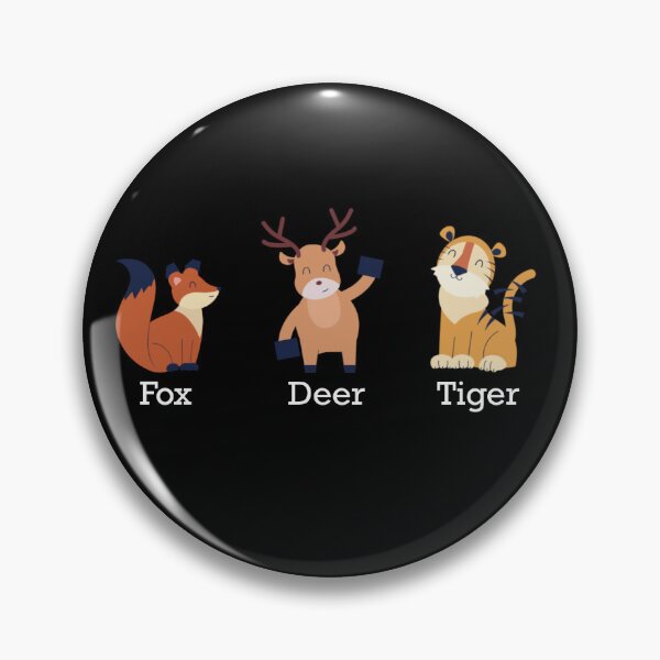 Item preview, Fox Deer Tiger Animals Subtle Anti Trump Gear designed and sold by DynamicDesign.