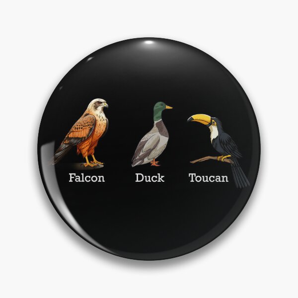 Item preview, Falcon Duck Toucan Birds Subtle Anti Trump Gear designed and sold by DynamicDesign.