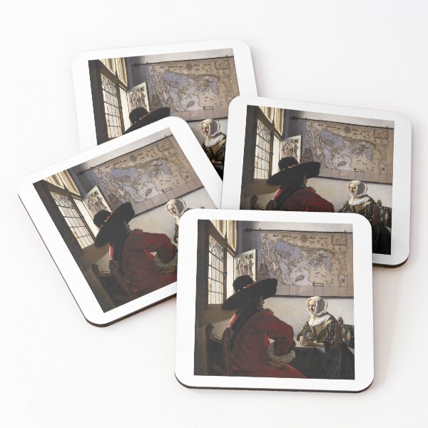 Item preview, Johannes Vermeer’s Officer and Laughing Girl  designed and sold by TeeARTHY.