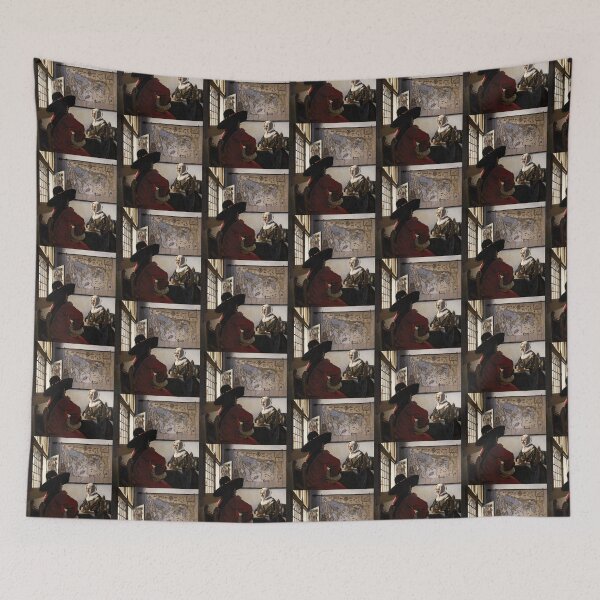 Item preview, Johannes Vermeer’s Officer and Laughing Girl  designed and sold by TeeARTHY.