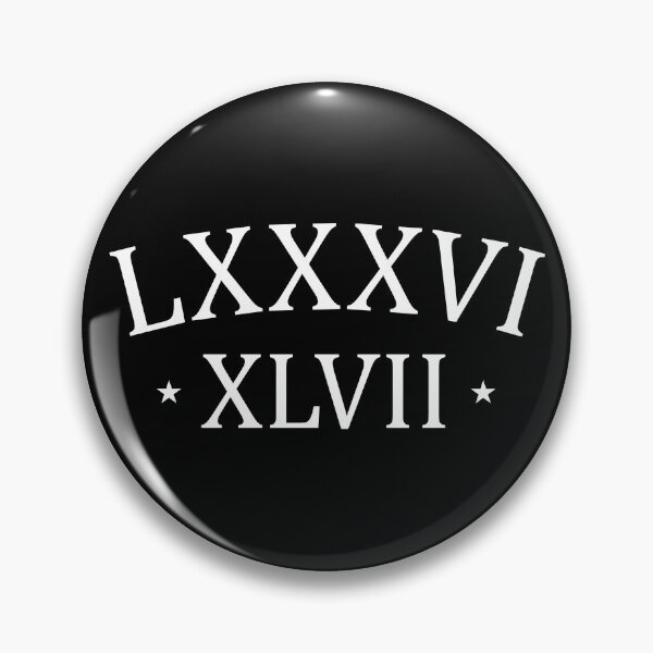 Item preview, 86 47 LXXXVI XLVII Roman Numerals Subtle Anti Trump Gear designed and sold by DynamicDesign.