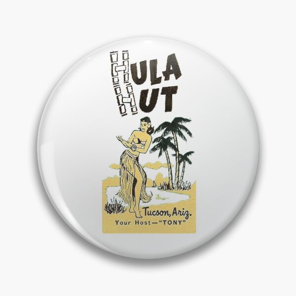 Item preview, Vintage Hula Hut - Tuscon, Arizona designed and sold by QuayTradingCo.