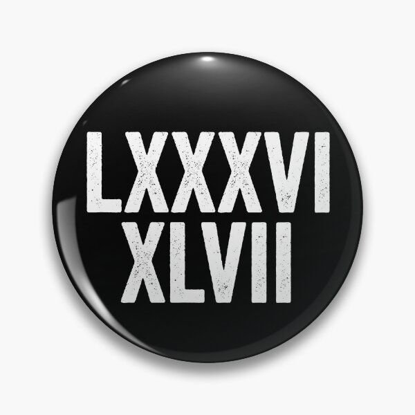 Item preview, 86 47 LXXXVI XLVII Roman Numerals Subtle Anti Trump Gear designed and sold by DynamicDesign.