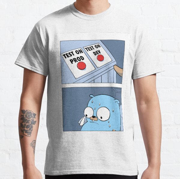 Golang Gopher Two Buttons