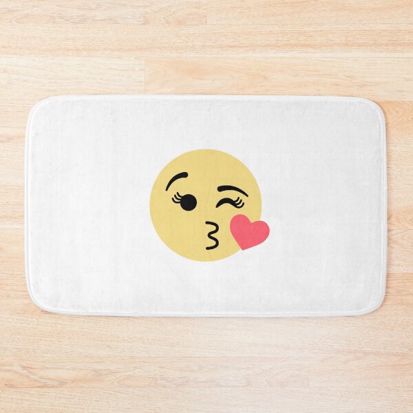 Item preview, Face Blowing a Kiss Emoji Smiley designed and sold by EmeraldeaArt.