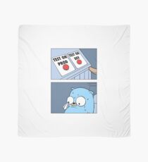 Pañuelo Golang Gopher dos botones