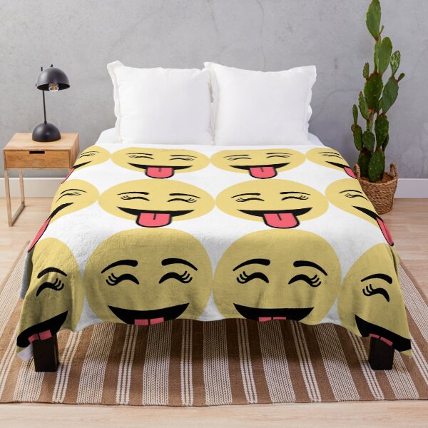 Item preview, Squinting Face with Tongue Emoji – Wild Fun designed and sold by EmeraldeaArt.