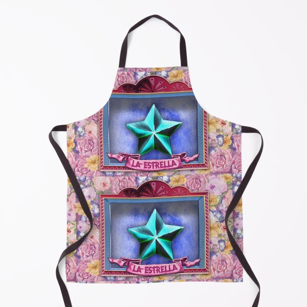 Item preview, La Estrella – Lotería-Style Nicho Retablo Art Print designed and sold by bombpop13.