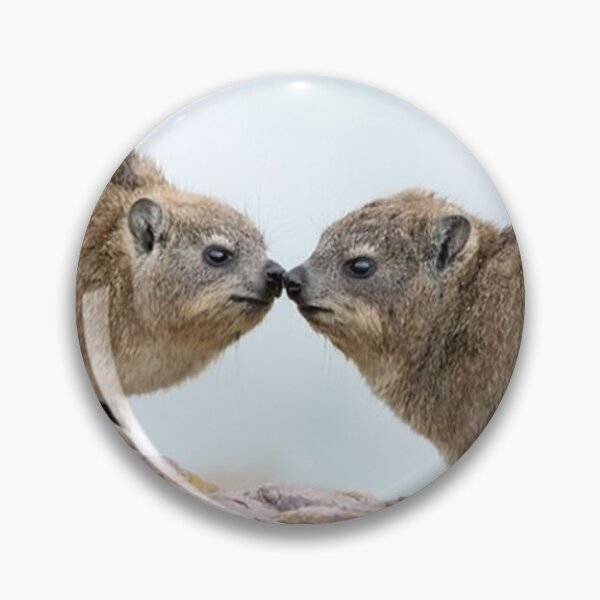 Item preview,  Rock Hyrax Couple Kiss Photo - Dassie | Cute Vampire Potato designed and sold by matchakpop.
