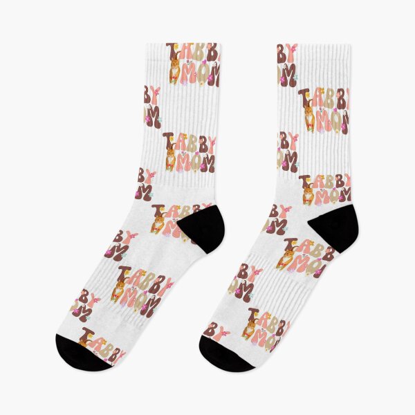 Item preview, Groovy Tabby Mom Orange Cat Pastel Floral Design designed and sold by Fredster1966.