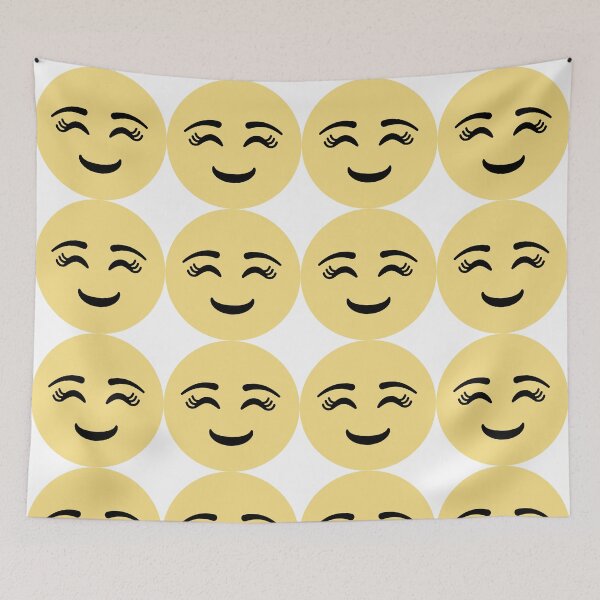 Item preview, Smiling Face with Smiling Eyes Emoji designed and sold by EmeraldeaArt.