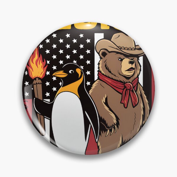 Item preview, Funny Penguin Bear Resist Hands Off Against Tariffs designed and sold by MAKOPOKOShop.