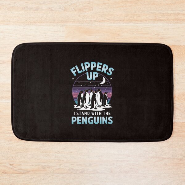 Item preview, Funny Penguin Flippers Up I Stand With The Penguins designed and sold by MAKOPOKOShop.