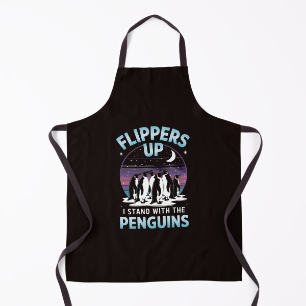 Item preview, Funny Penguin Flippers Up I Stand With The Penguins designed and sold by MAKOPOKOShop.