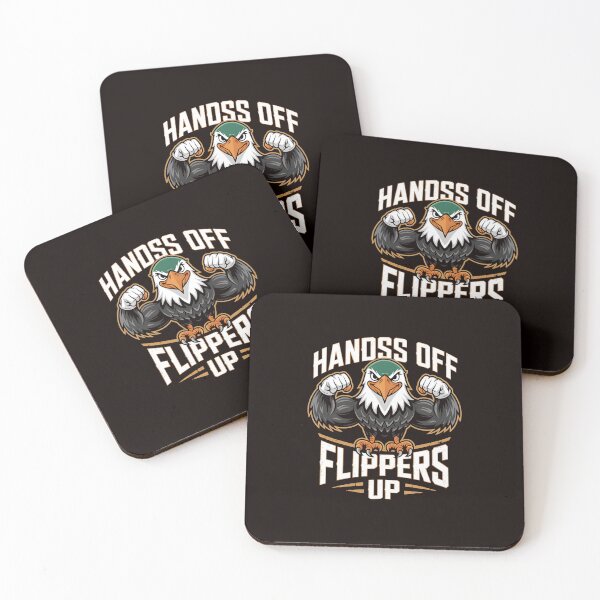 Item preview, Funny Penguin Hands Off Flippers Up Protest Penguins designed and sold by MAKOPOKOShop.