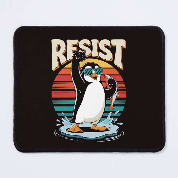 Item preview, Funny Penguin Resist Penguins Protest Against Tariffs Cool designed and sold by MAKOPOKOShop.