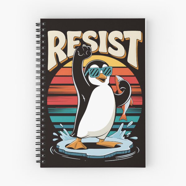 Item preview, Funny Penguin Resist Penguins Protest Against Tariffs Cool designed and sold by MAKOPOKOShop.