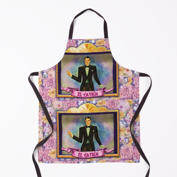 Item preview, El Catrín – Lotería-Style Nicho Retablo Art Print designed and sold by bombpop13.