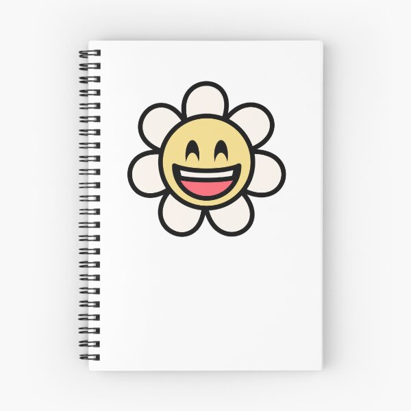 Item preview, Flower Floral Daisy grinning Smiling Eyes Smiley Emoji  designed and sold by EmeraldeaArt.