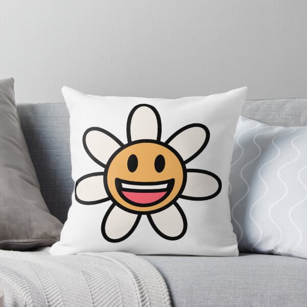 Item preview, Flower Floral Daisy grinning Smiling Smiley Emoji  designed and sold by EmeraldeaArt.