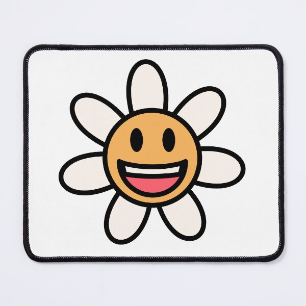 Item preview, Flower Floral Daisy grinning Smiling Smiley Emoji designed and sold by EmeraldeaArt.