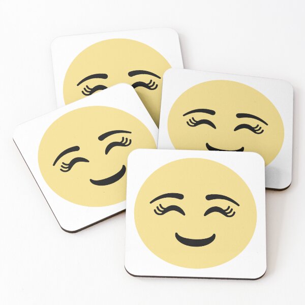 Item preview, Smiling Face with Smiling Eyes Emoji designed and sold by EmeraldeaArt.