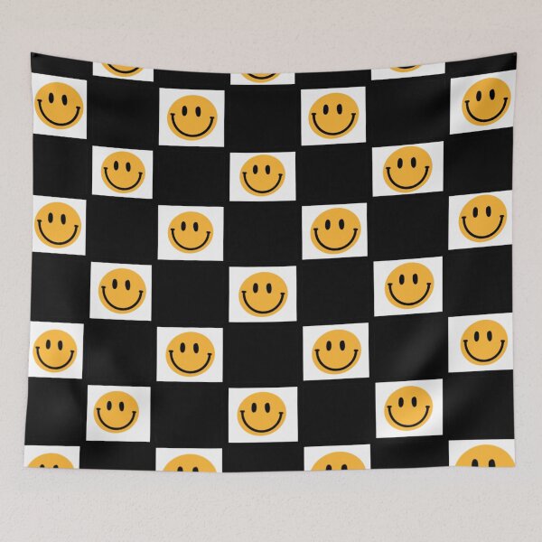 Item preview, Black & White Checkered Smiles designed and sold by MomsMB.