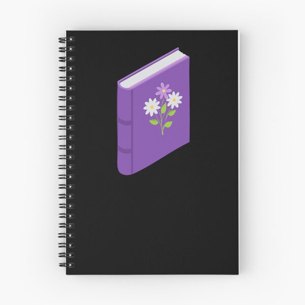 Item preview, purple book with flowers on front designed and sold by jazzydevil.