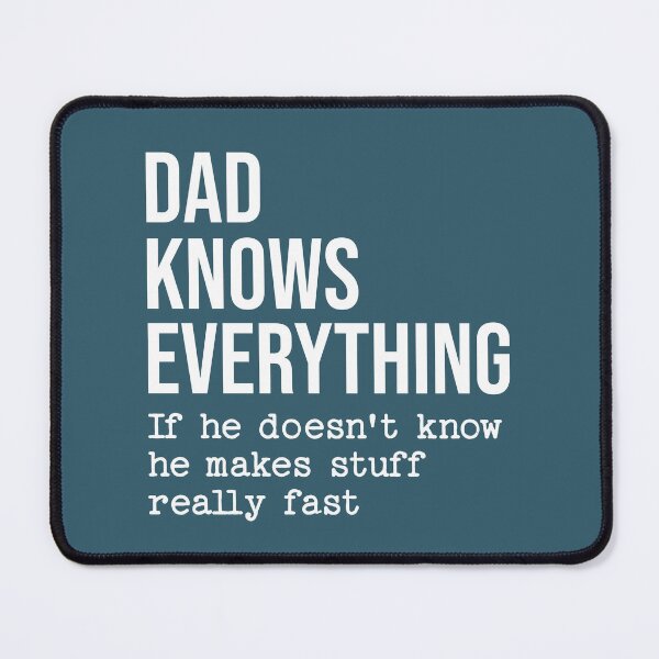 Item preview, Dad Knows Everything Father's Day Joke designed and sold by NosandEdgy.