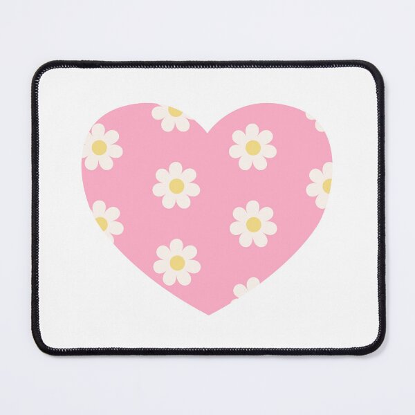 Item preview, Daisy pink heart designed and sold by EmeraldeaArt.