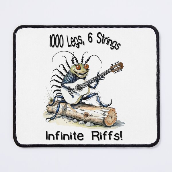 Item preview, Infinite Riffs Millipede Guitarist designed and sold by ArtShare.