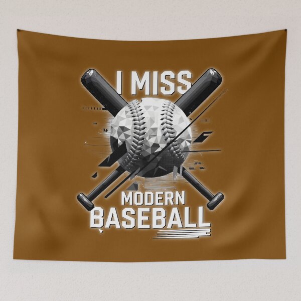 Aperçu de l'œuvre Le baseball moderne me manque créée et vendue par box-artshop.