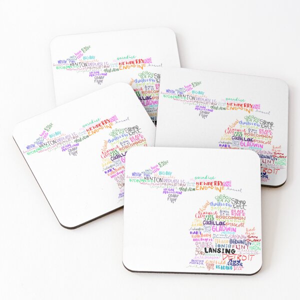 Item preview, Handwritten Michigan Cities designed and sold by MomsMB.