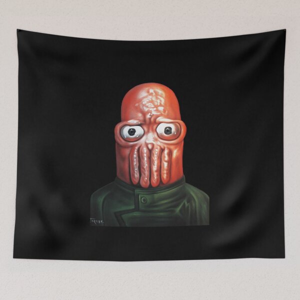 Item preview, Why not Zoid? Oil on black velvet by Jorge Torrones designed and sold by velvetify.com.