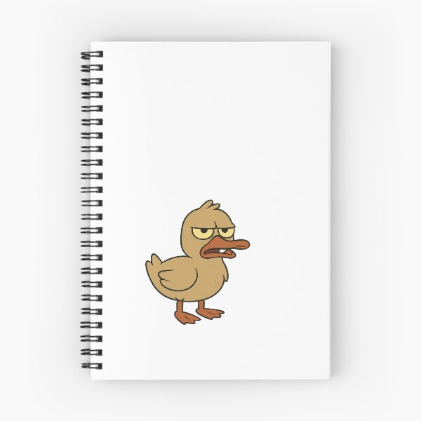 Item preview, Grumpy Cartoon Duck | Funny Angry Duckling Illustration designed and sold by marketkmarket.