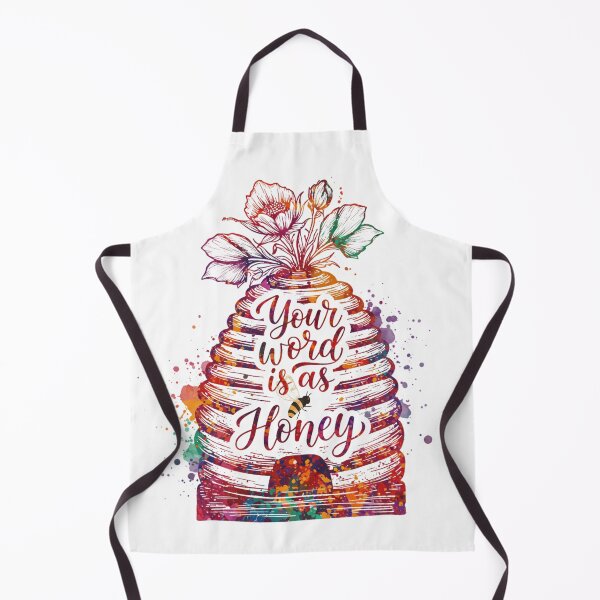 Item preview, Your Word Is As Honey Beehive Floral designed and sold by Faithloveshop.
