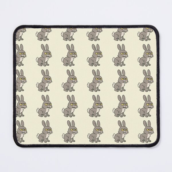 Item preview, Grumpy Cartoon Rabbit | Funny Angry Bunny Illustration designed and sold by marketkmarket.