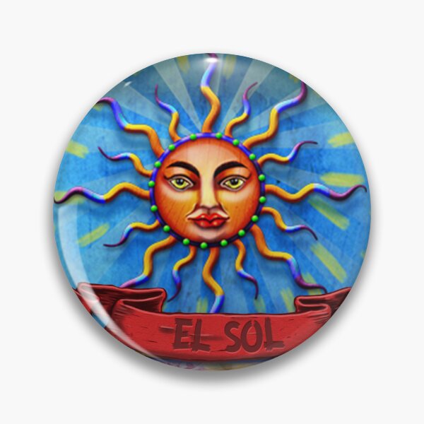 Item preview, El Sol – Lotería-Style Nicho Retablo Art Print designed and sold by bombpop13.