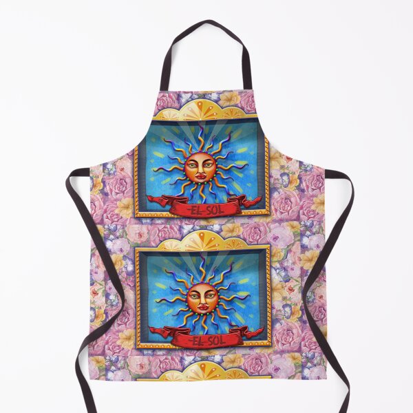 Item preview, El Sol – Lotería-Style Nicho Retablo Art Print designed and sold by bombpop13.