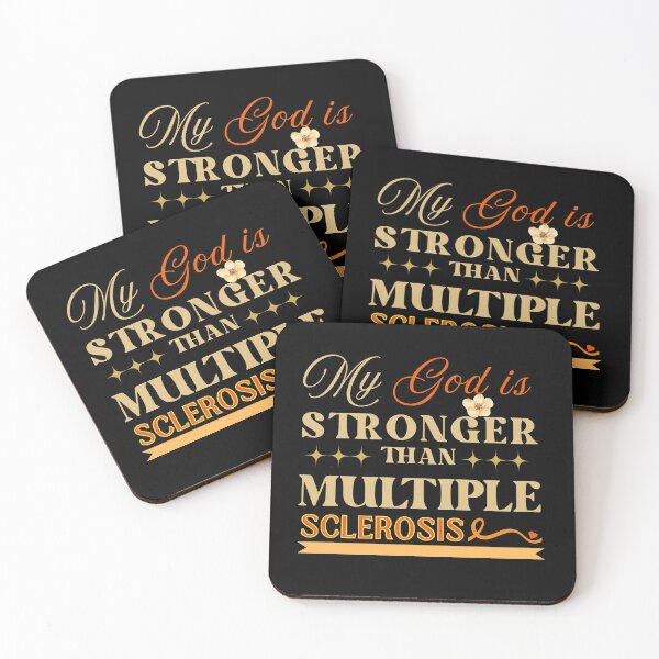 Item preview, My God is Stronger Than Multiple Sclerosis Disease Design designed and sold by Raise2Shine.
