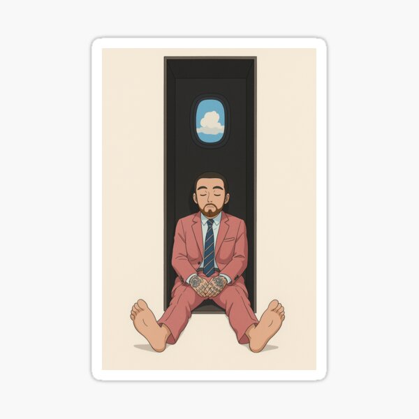 Item preview, MAC MILLER SWIMMING ALBUM COVER ART designed and sold by EL-WAMBI.