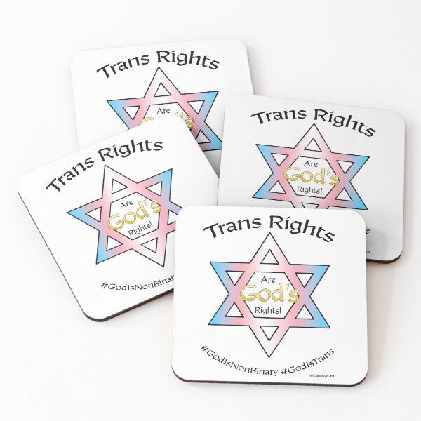 Item preview, Trans Rights are god's Rights (Jewish) designed and sold by WeDanceWeSing.