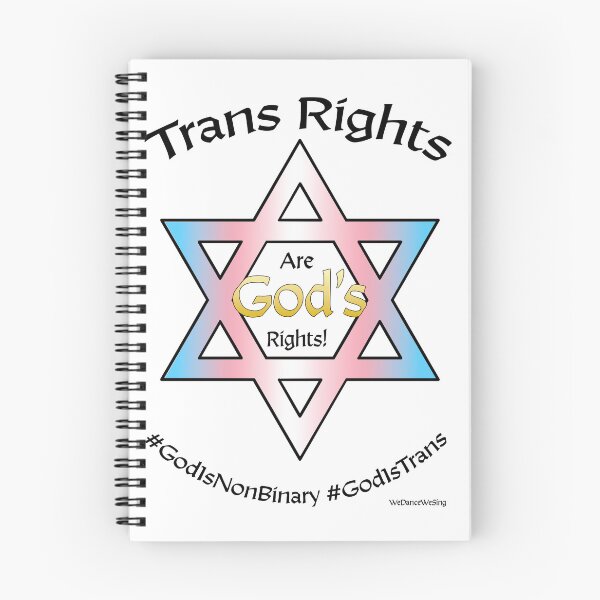 Item preview, Trans Rights are god's Rights (Jewish) designed and sold by WeDanceWeSing.