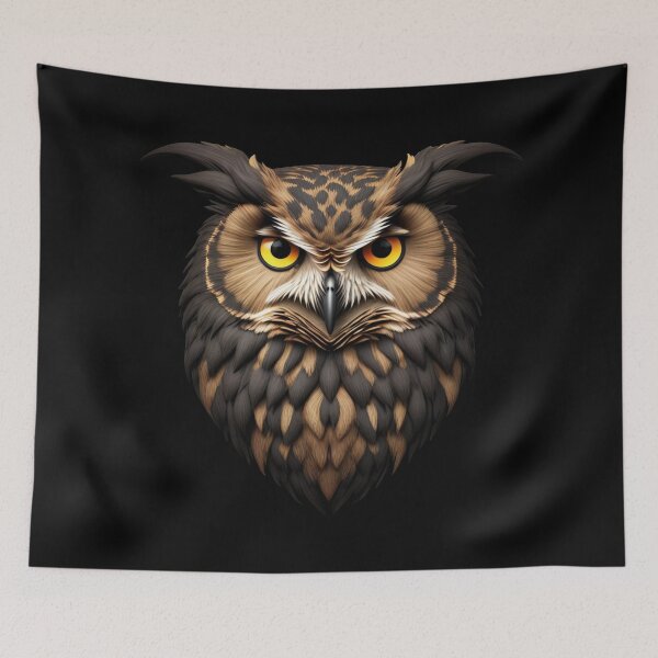 Item preview, OWL (BLACK) designed and sold by Marlon Oseguera.
