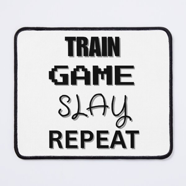 Item preview, Juego de trenes Slay Repeat designed and sold by The486Store.