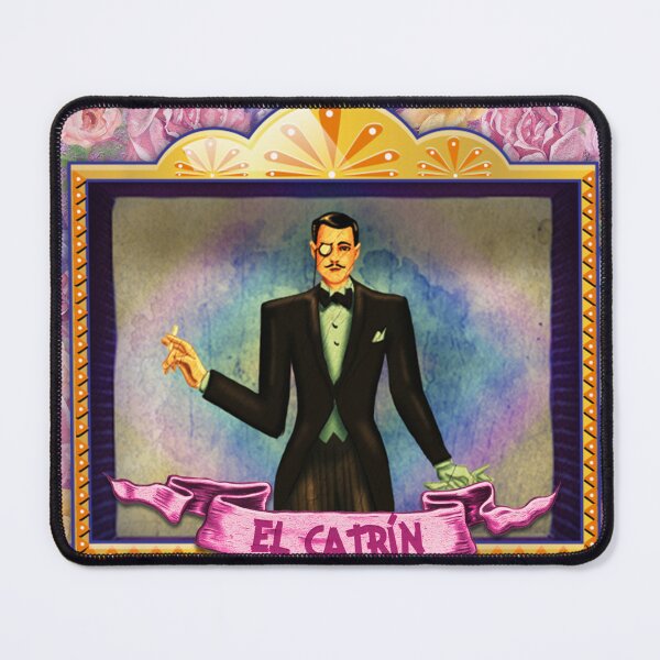 Item preview, El Catrín – Lotería-Style Nicho Retablo Art Print designed and sold by bombpop13.