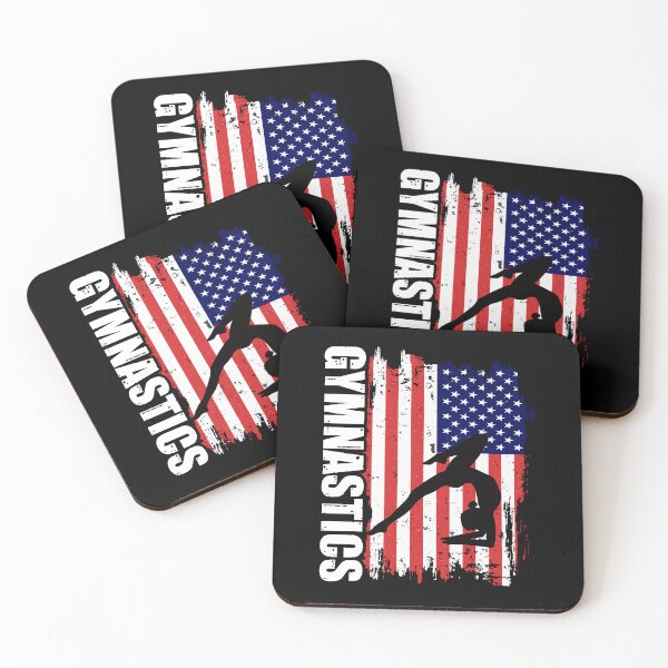 Item preview, US Gymnast Retro Art Gymnastics Sport Design designed and sold by Back2Collage.